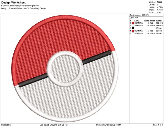 Pokeball Plus Color Chart