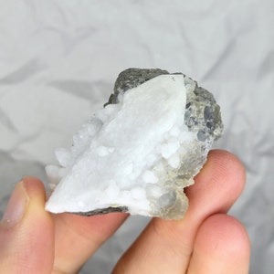 Fluorite on Quartz from Inner Mongolia, China