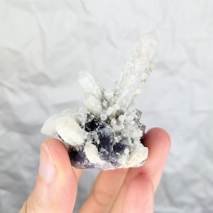 Fluorite & Quartz From Inner Mongolia, China