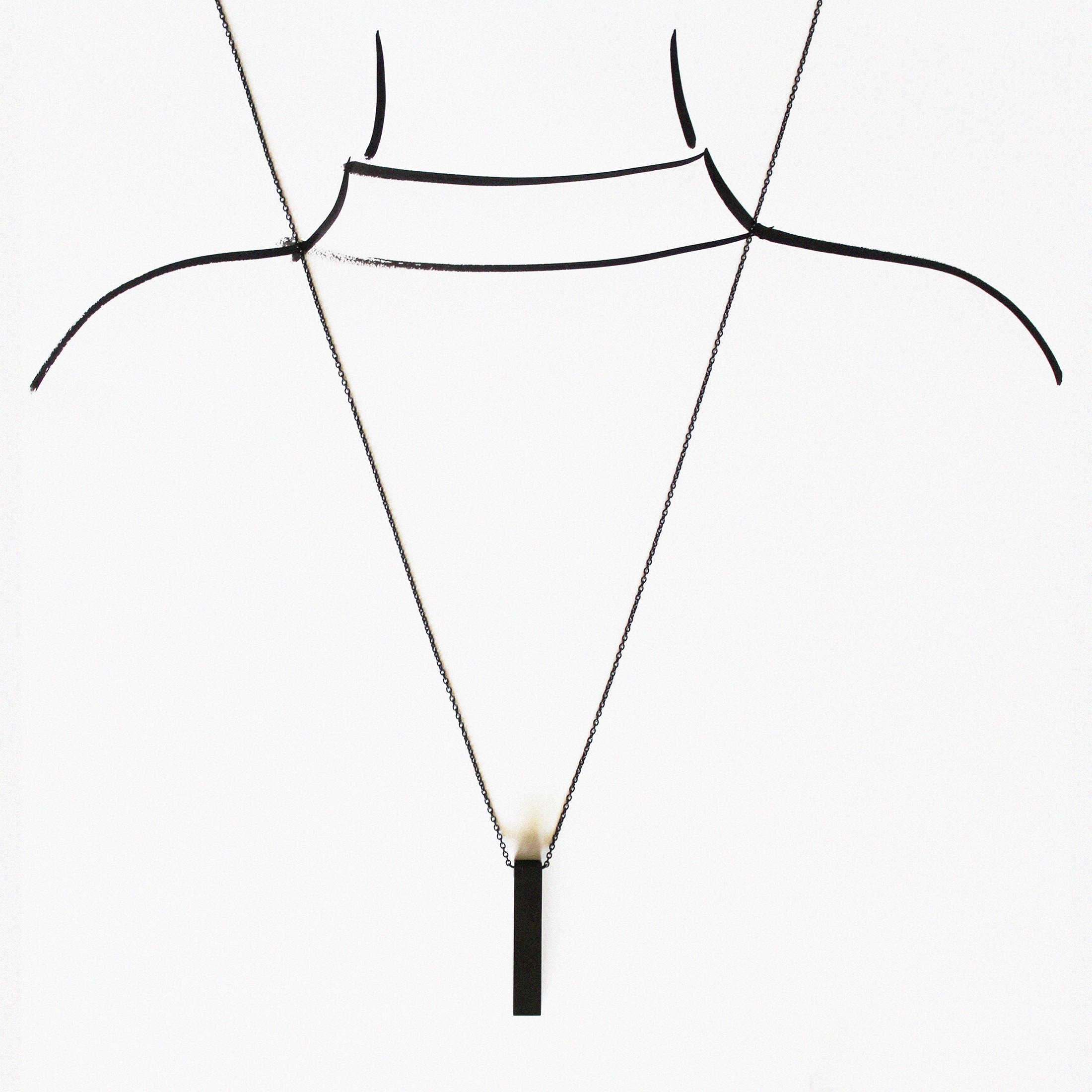 The Bobi Necklace Bobby Pin Storage Necklace Black - Etsy