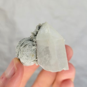 Calcite on Quartz from Inner Mongolia, China