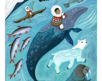 Alaskan Water Parade, 11x14&quot;