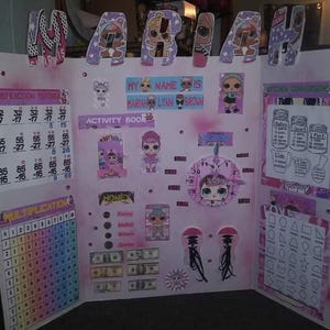 Learning Board pieces Different Themes Custom Learning board tools 35+ pieces