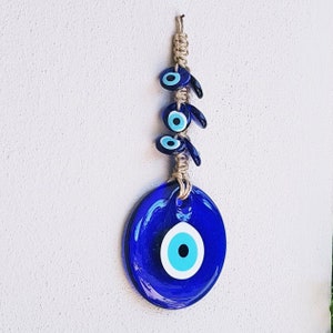 Evil Eye Wall Hanging | Housewarming Gift | Home Decor Gift | Nazar, Greek Turkish Eye, Amulet, Protection, Mothers Day Gift, Gift for Her