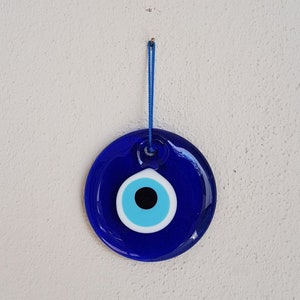 3Pcs Blue Evil Eye 9 cm Wall Hanging, Door Hanging, Nazar Boncuk, Turkish Evil Eye, Greek Evil Eye, Protection Amulet, Blue Eye, Home Decor