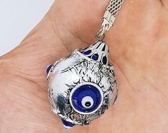 Ball Evil Eye Keychain, Nazar Boncuk, Turkish / Greek Eye, Promotion Gift, Charm, Favor, Bomboniere, car rear view mirror, Mothers Day Gift