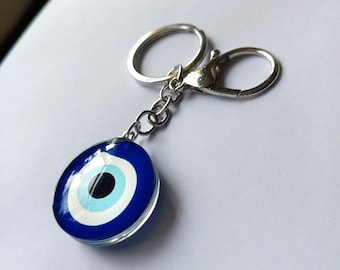 Evil Eye Keychain, Nazar Boncuk, Turkish / Greek Eye, Promotion Gift, Charm, Favor,Bomboniere, Mothers Day Gift