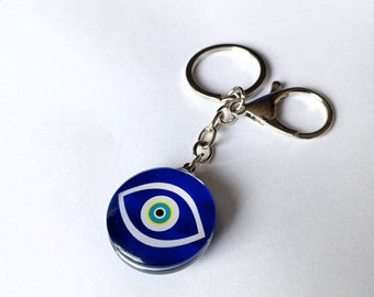 Evil Eye Keychain, Nazar Boncuk, Turkish / Greek Eye, Promotion Gift, Charm, Favor,Bomboniere, Mothers Day Gift