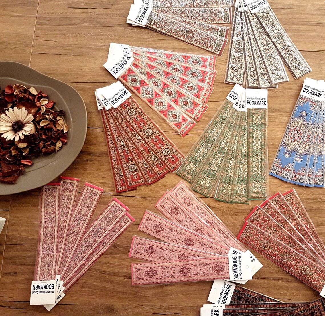 10 Pieces Bookmark Oriental Carpet Turkish Rug Oriental Etsy