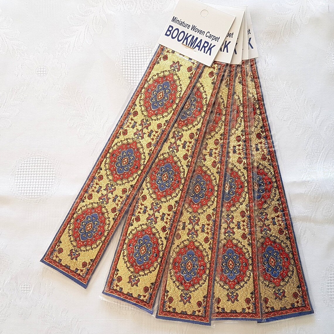 Oriental Carpet Bookmark Turkish Rug Oriental Pattern Woven Etsy