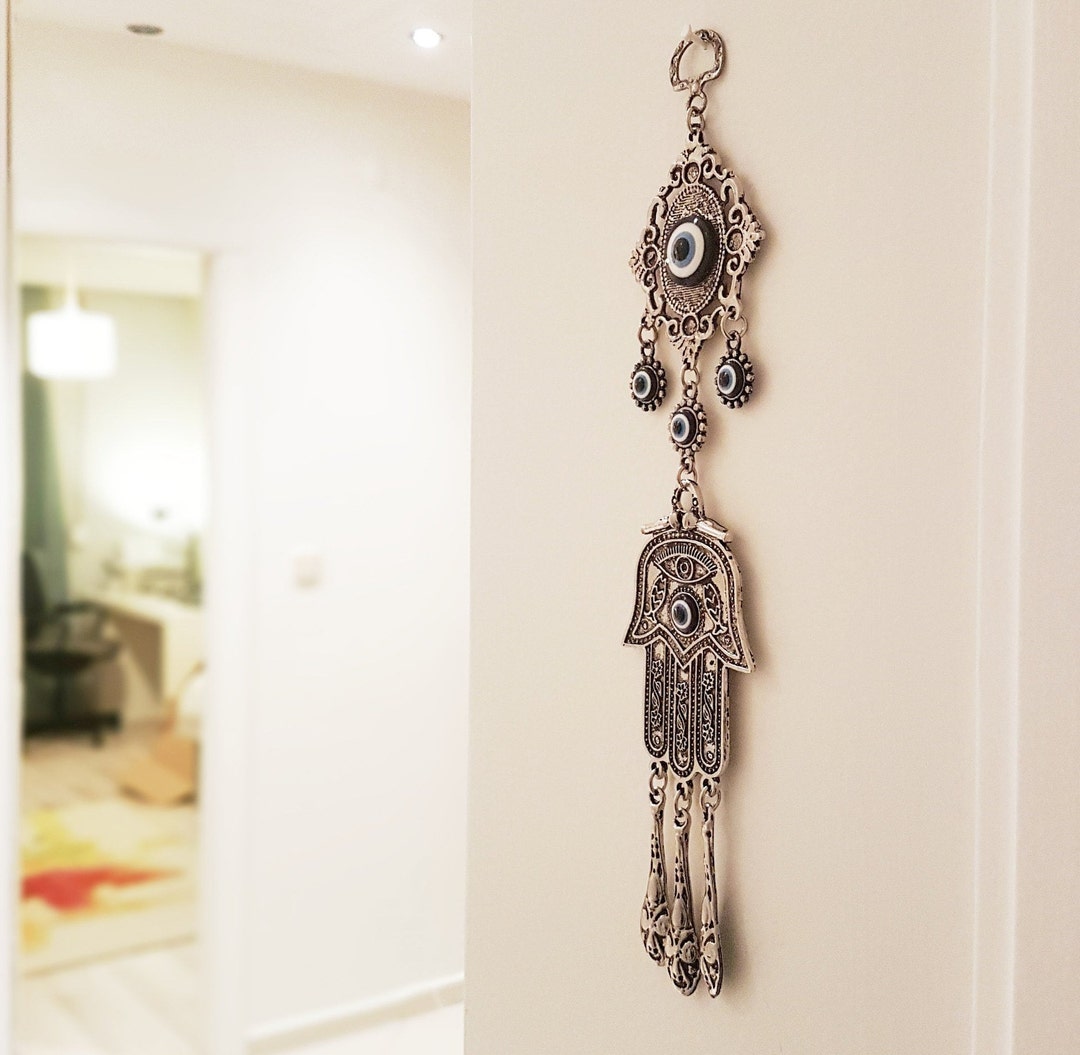 Hamsa Hand Evil Eye Wall Hanging, Home Decor, Housewarming Gift Gift ...