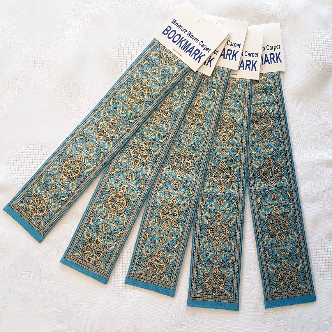 Oriental Carpet Bookmark Turkish Rug Oriental Pattern Woven Etsy