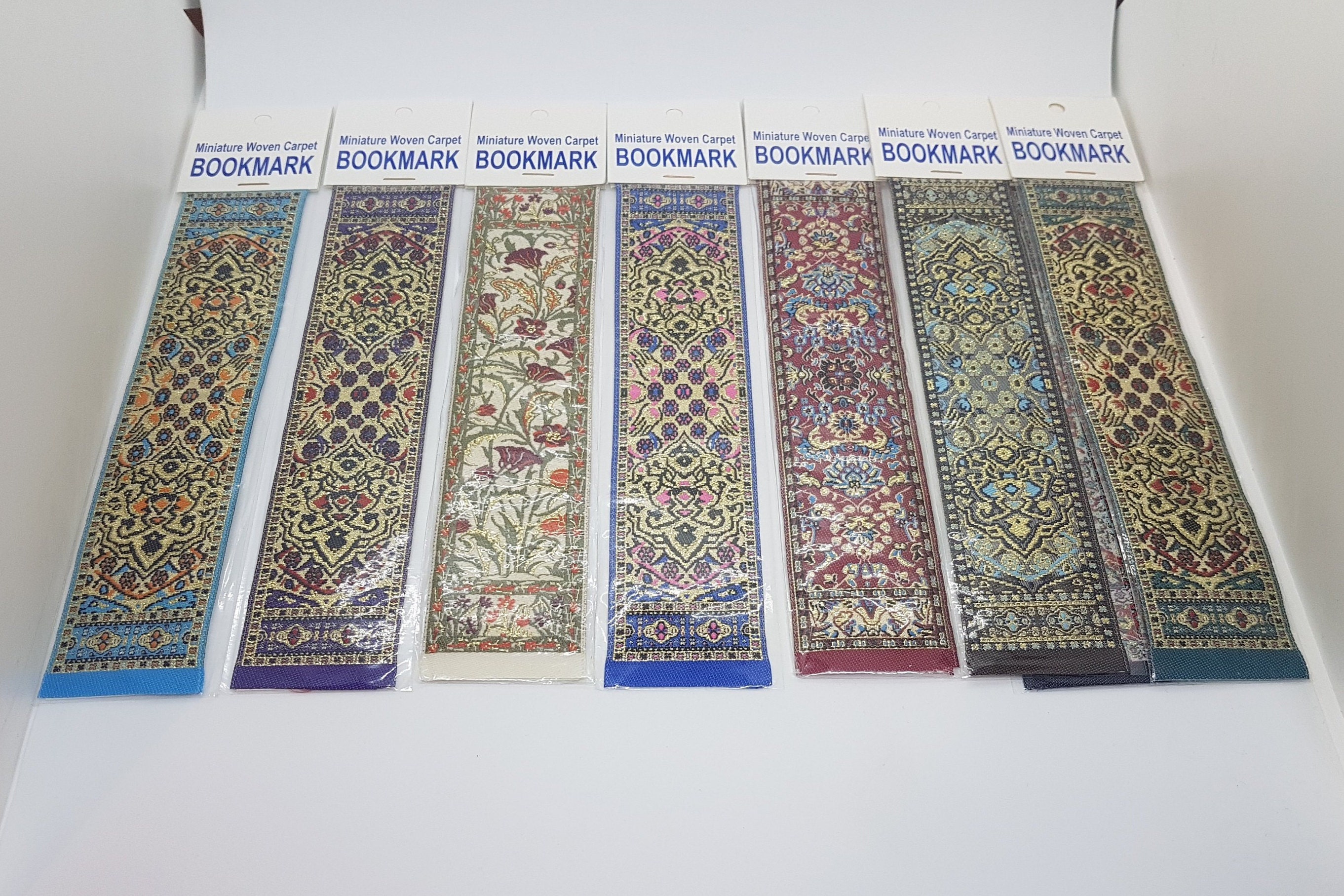 Oriental Carpet Bookmark Turkish Rug Oriental Pattern Woven Etsy