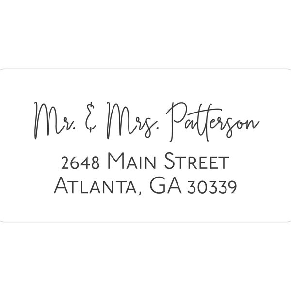Large Address Label Etsy