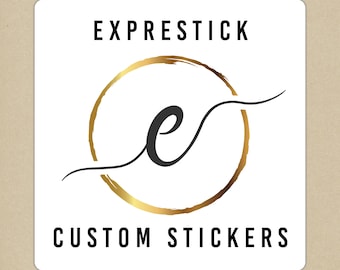 Custom Logo Sticker Labels, Business Sticker Printing, Square Stickers, Waterproof Custom Sticker, Company Sticker Logo, Personal Stickers