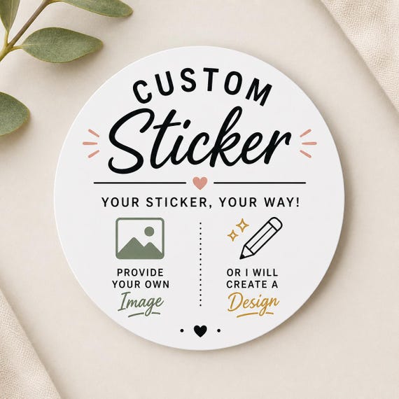 Custom Sticker Label, Personal Sticker Printing, Waterproof Sticker, Customized Logo Sticker, Company Sticker, Business Sticker, Matte White