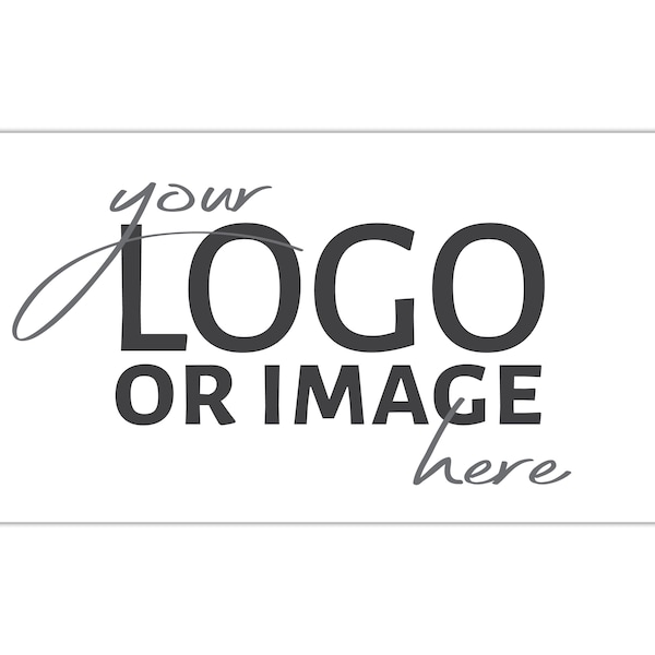 Custom Stickers Rectangle - Rectangle Logo Sticker Printing, Waterproof Rectangle Stickers, Logo Printing, Matte White Stickers