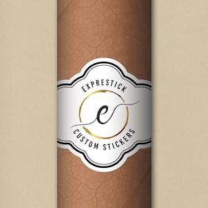 Custom Cigar Labels - Personalized Company Cigar Wrap - Business Logo