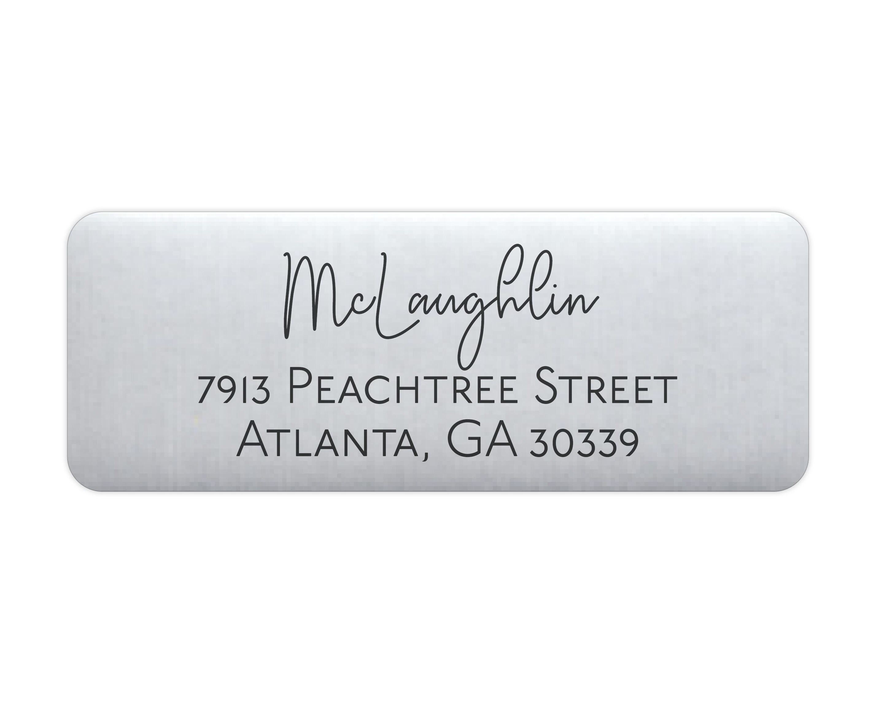 Avery silver foil mailing labels