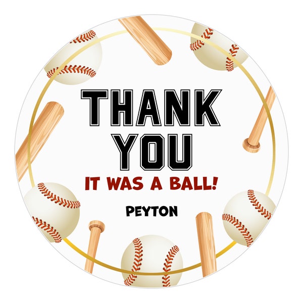 Baseball Thank You - Etsy