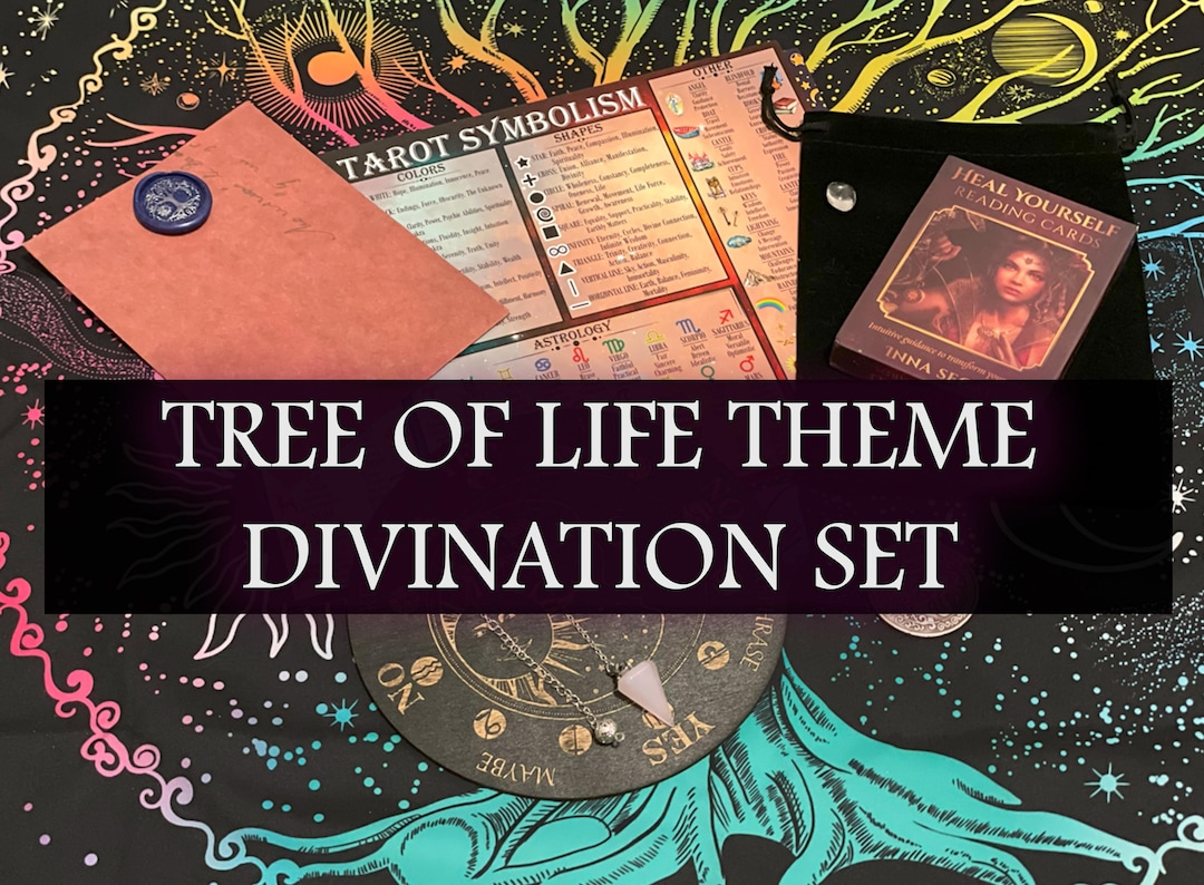 Tree of Life Themed Divination Set | Spiritual Toolkit With Tarot ...