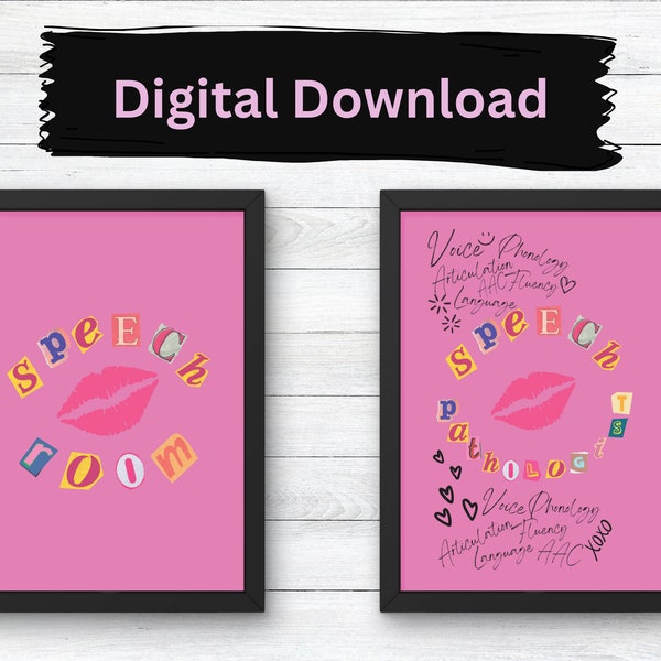Pink Slp Wall Art Etsy pink-slp-wall-art-etsy