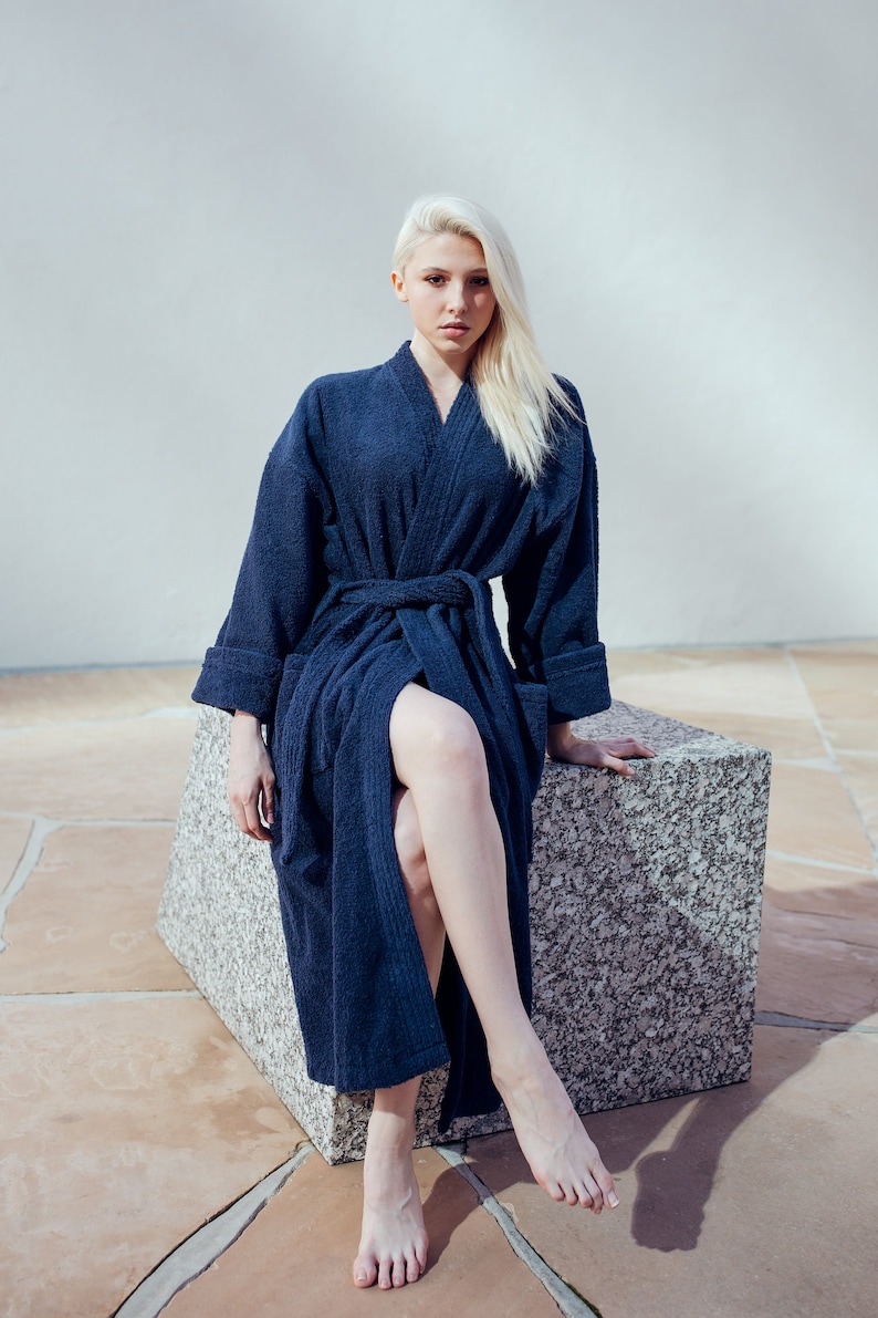 personalised terry towelling bathrobes