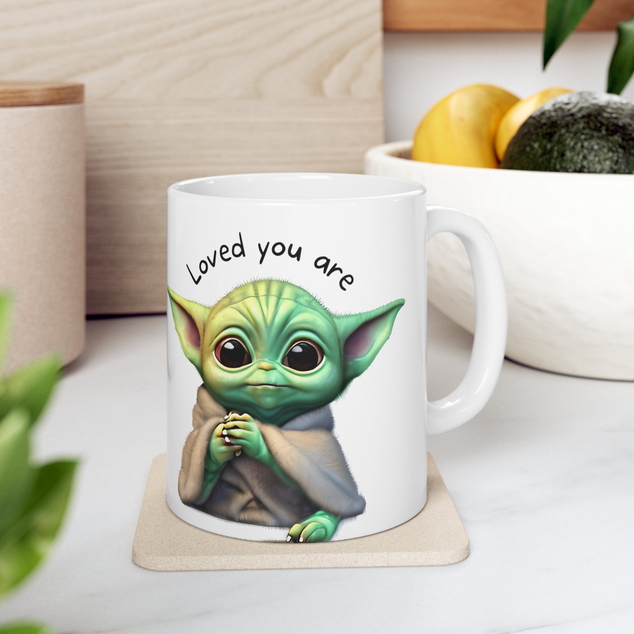 Star Wars - Mandalorian The Child Good Side 12 oz. Ceramic Mug