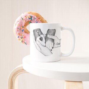 Dog Dad Mug, Personalized Dog Dad Gifts, Best Father&#39;s Day Mug for Dog Lovers, Perfect Custom Gift for Dog Fathers, Pet Owner Dad Mug.