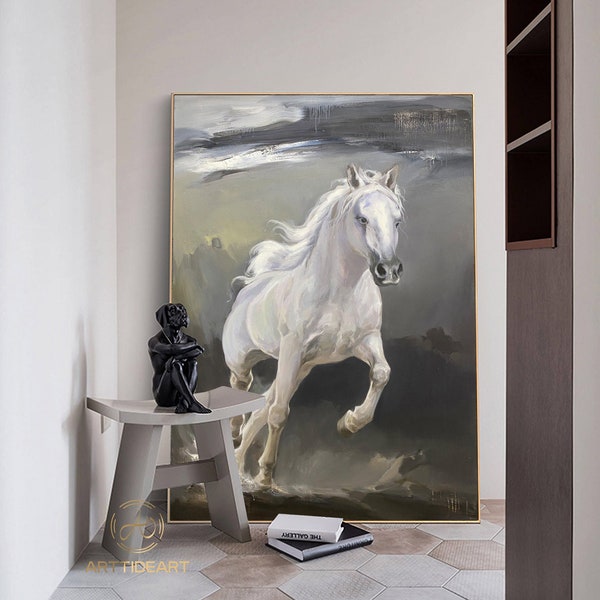 Large Horse Canvas Etsy