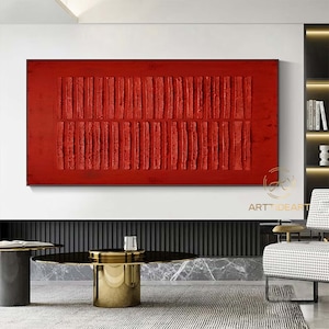 3d texturierte leinwandbild beige dunkelrot texturiert leinwand kunst textur