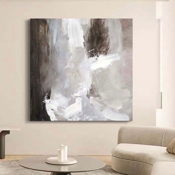 Brown Gray Wall Art - Etsy