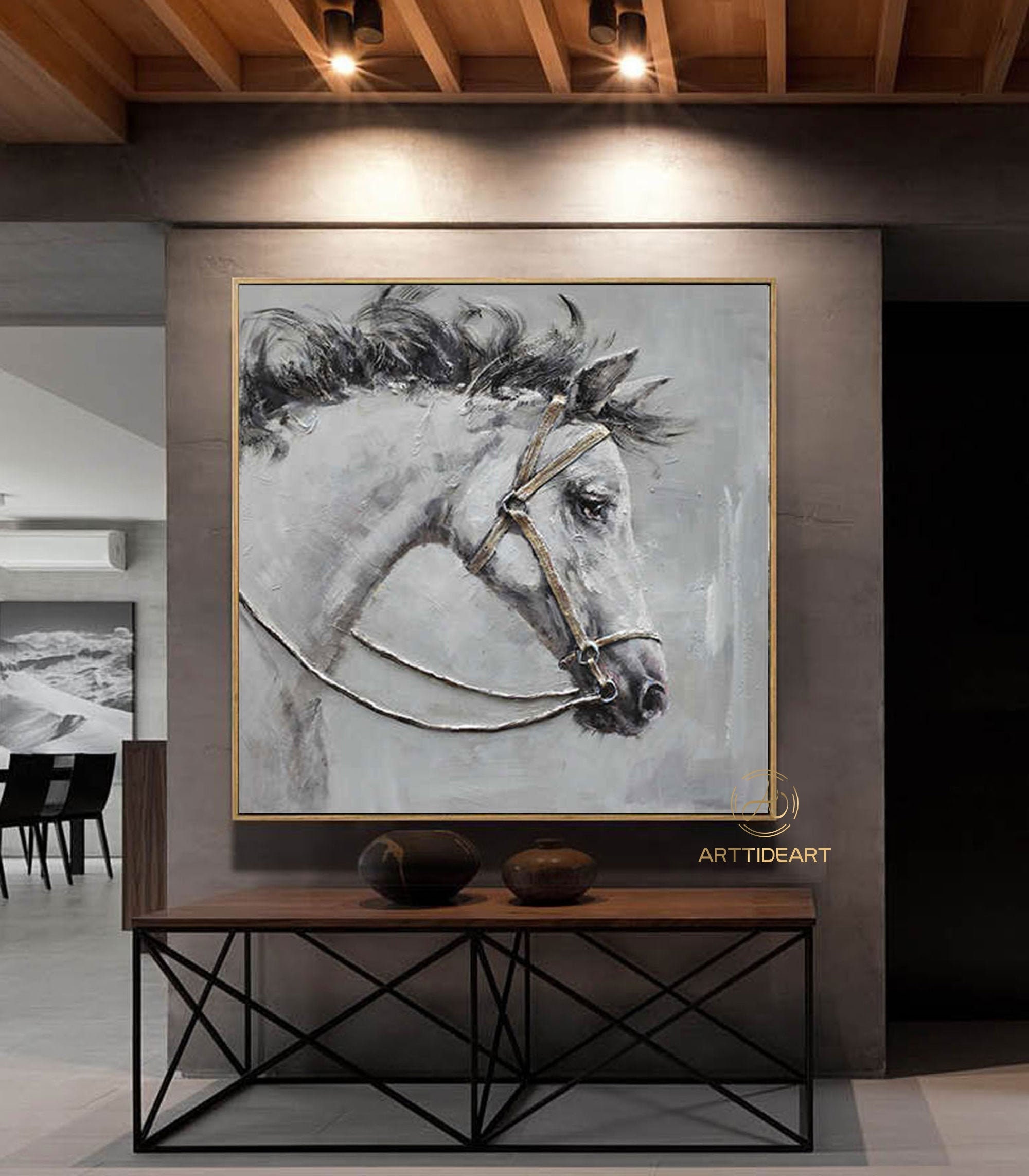 Large Horse Canvas Wall Art »