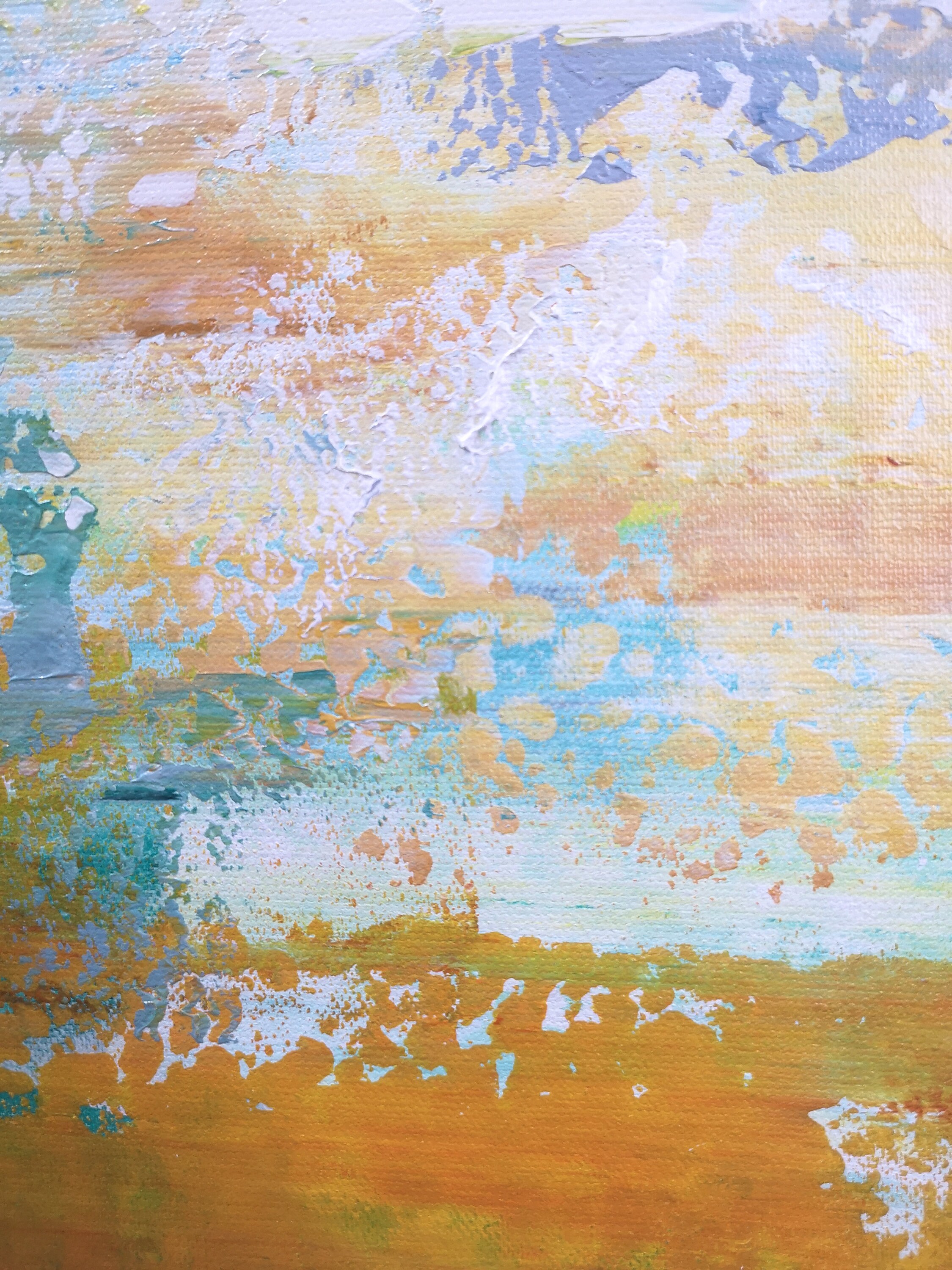 Large Yellow PaintingAbstract Sky Minimalist ArtAbstract Etsy