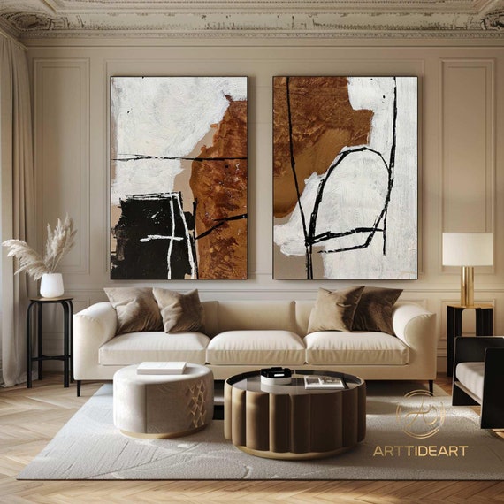抽象画 茶色 絵画 アート作品 【公式通販】