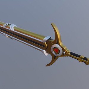 Garo Sword 3D model image 2