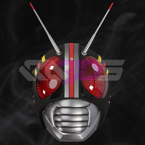 Kamen Rider Black 3D helmet