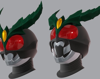 本日匿名配送 仮面ライダーギルス コスプレ用マスク 塗装完成品