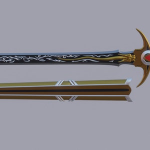 Garo Sword 3D model image 4