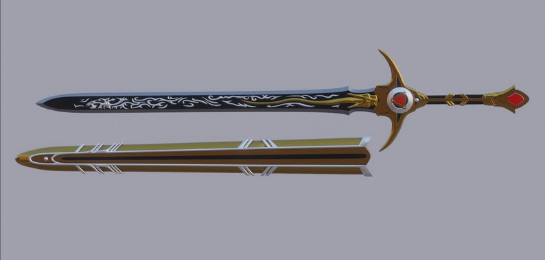 Garo Sword 3D model image 4