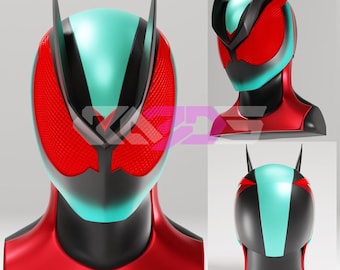 仮面ライダーデッドル 等身大3Dプリントヘルメット（着用可能）在庫あり 仮面ライダーZEZTZ 3Dヘルメット - Etsy 日本