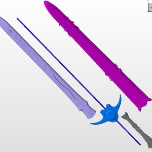 Garo Sword 3D model image 6