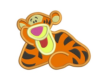 Winnie The Pooh Tigger Applique Design