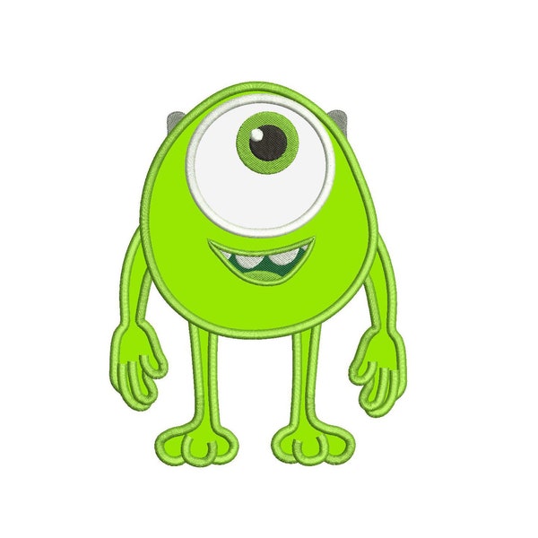 Monsters University Little Mike Applique Design