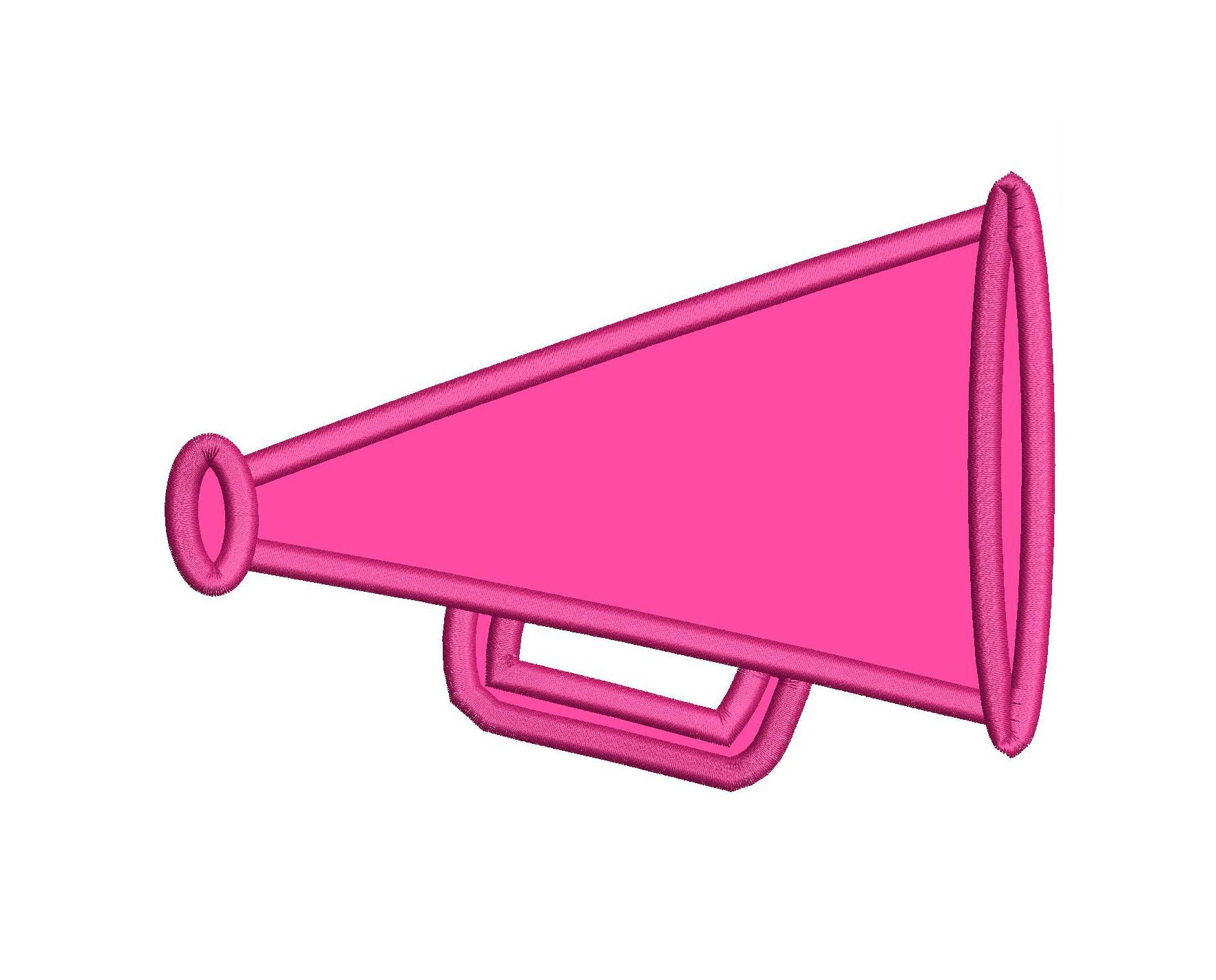 Megaphone Applique Design - Etsy