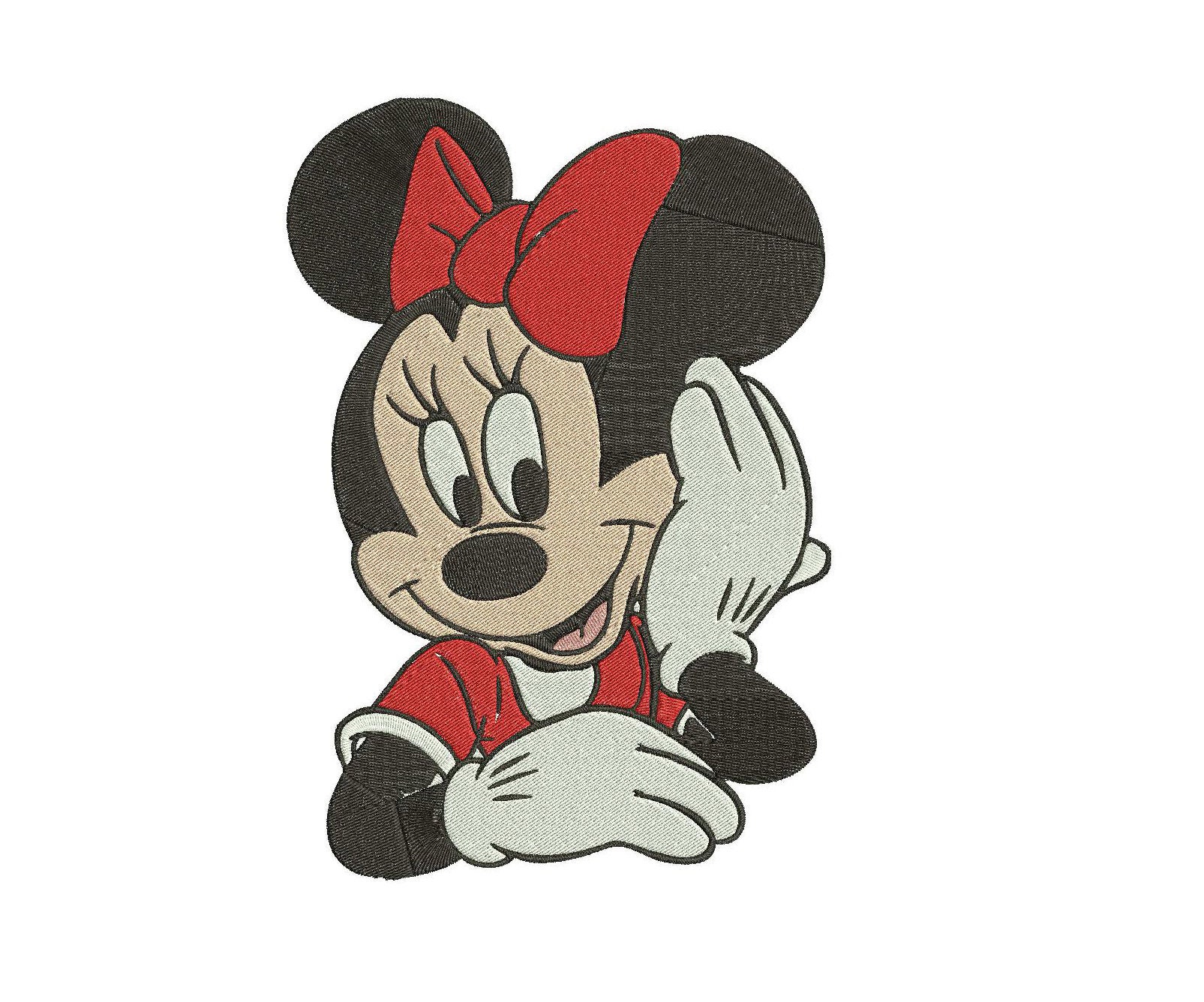 Minnie Mouse Embroidery Design - Etsy UK