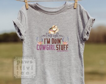 Cowgirl Stuff Youth Tee, Ranch Life T-Shirt
