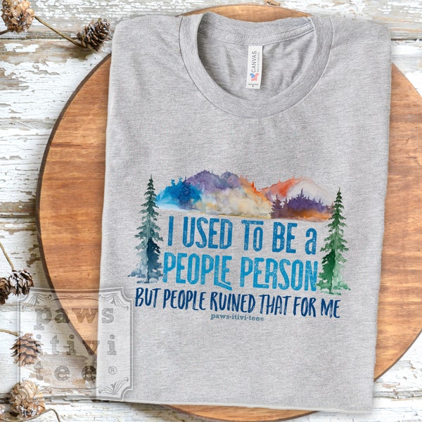 Funny Morale Patch – 'I Used To Be A People Person…' – Hook & Loop Back, 2x3 Inches By Pull Patch - View #11