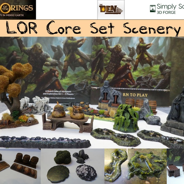 LOR " Journeys to Middle Earth " Basic starter scenery