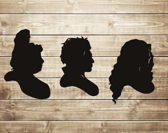 Sanderson sisters silhouette svg, Hocus pocus svg, cutting files for cricut silhouette, INSTANT DOWNLOAD